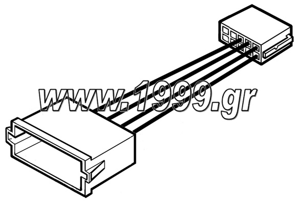 ISO  OPEL DISPLAY ( 10 PIN)